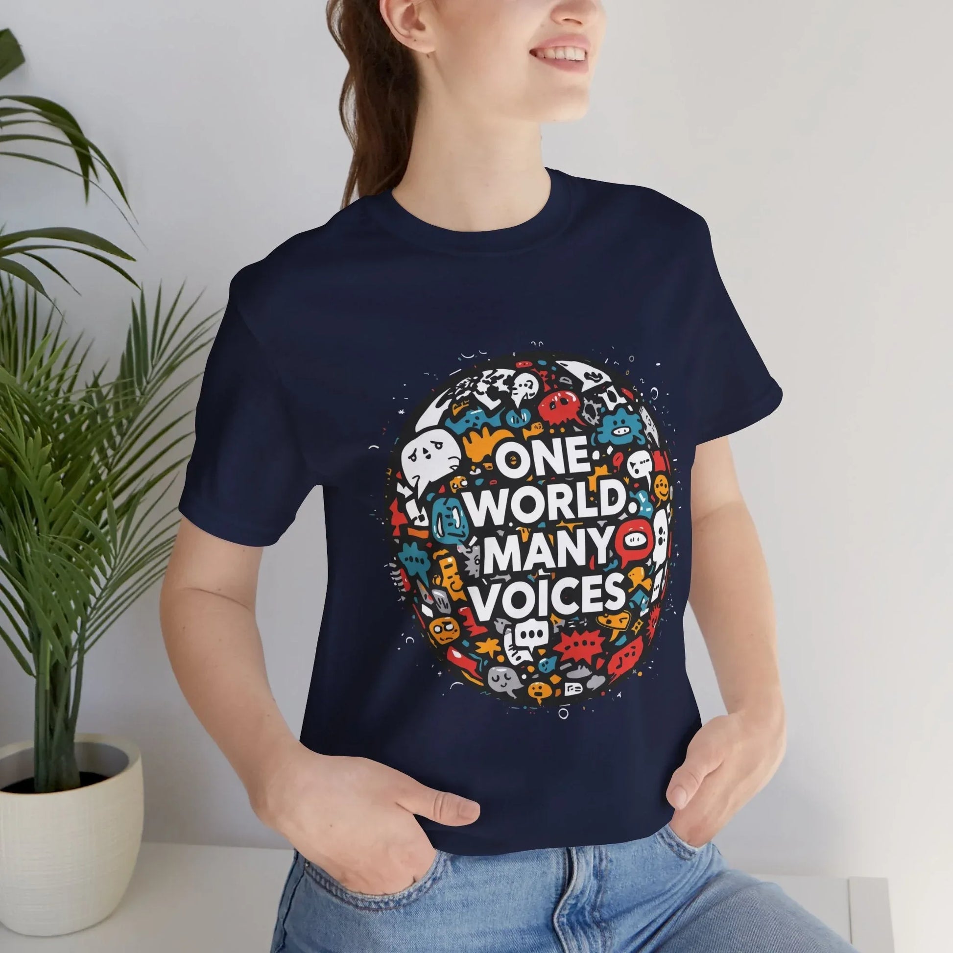 One World. Many Voices – Unity Tee Leela's Ink
