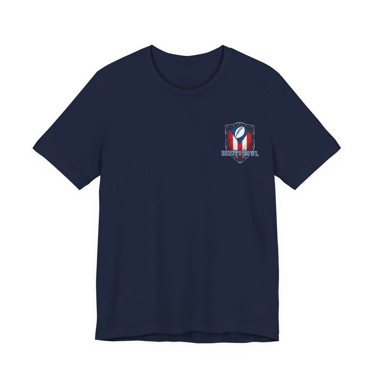Benito Bowl 2026 Tee — Shield Front, La Isla Back Leela's Ink