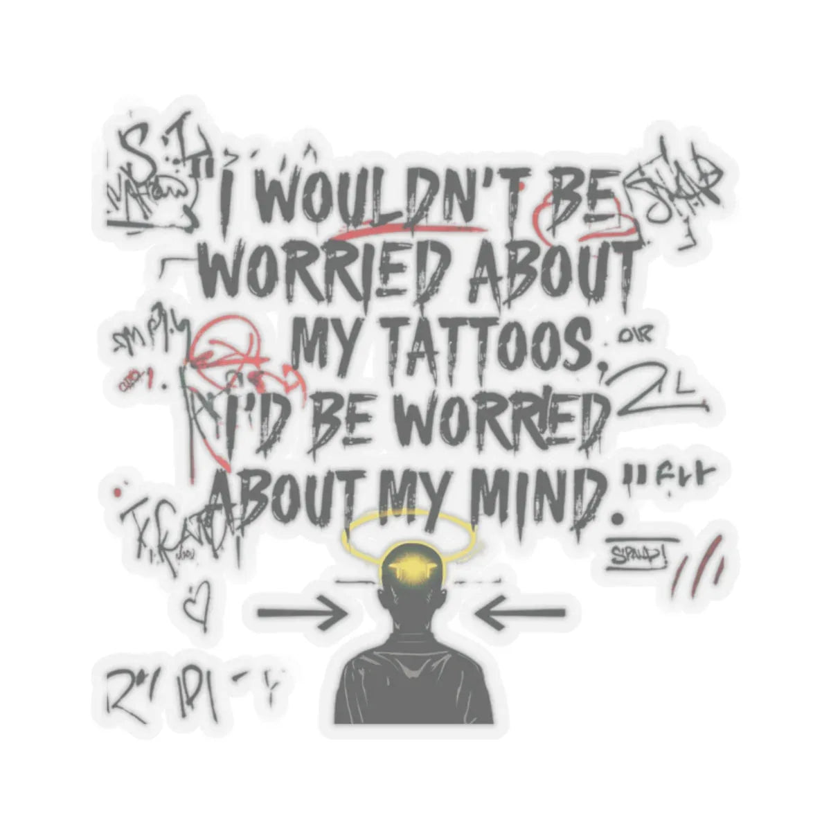 Mind Over Ink Sticker | Transparent Leela's Ink