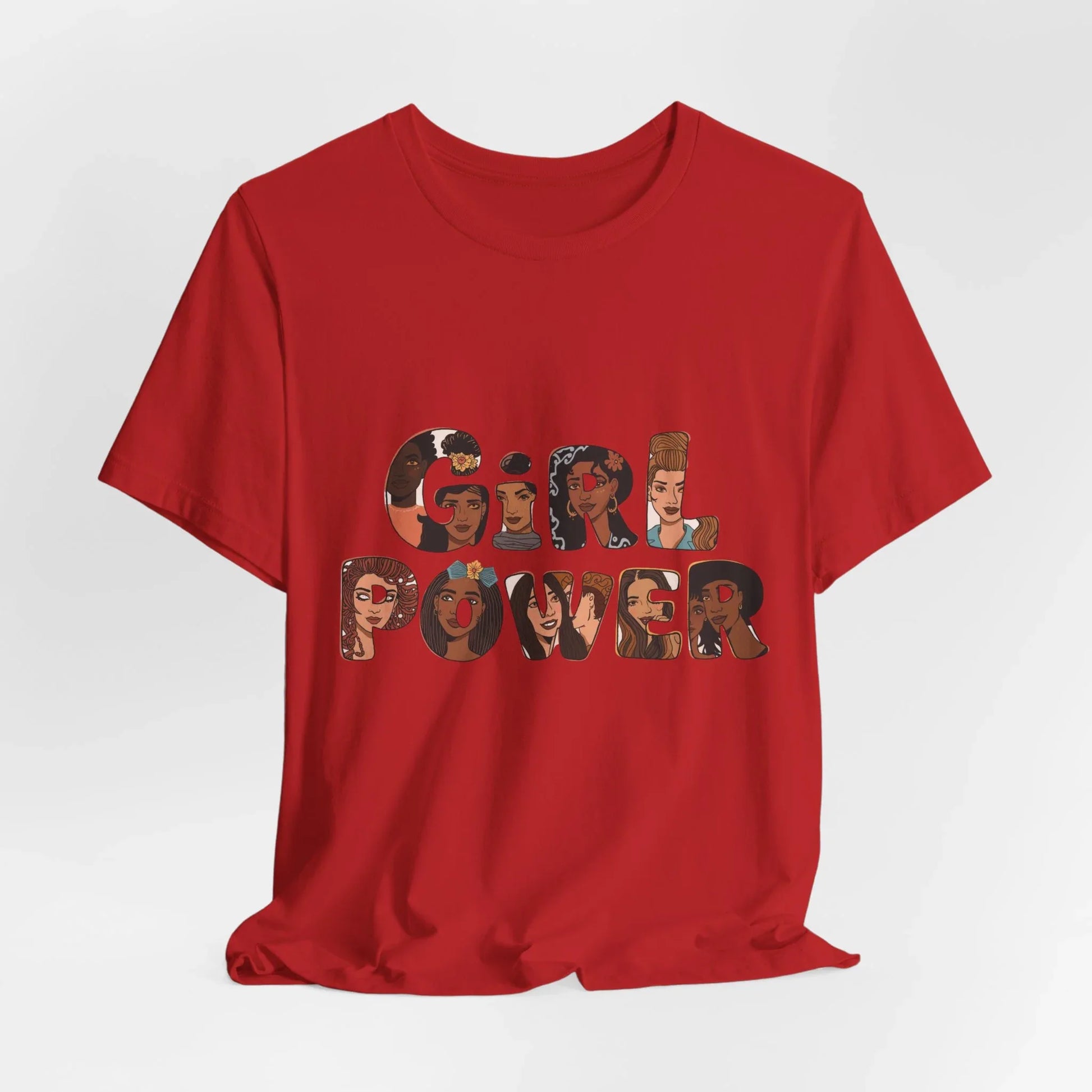 Girl Power Graphic Tee – Floral Retro Feminist Streetwear | Leela's Ink

