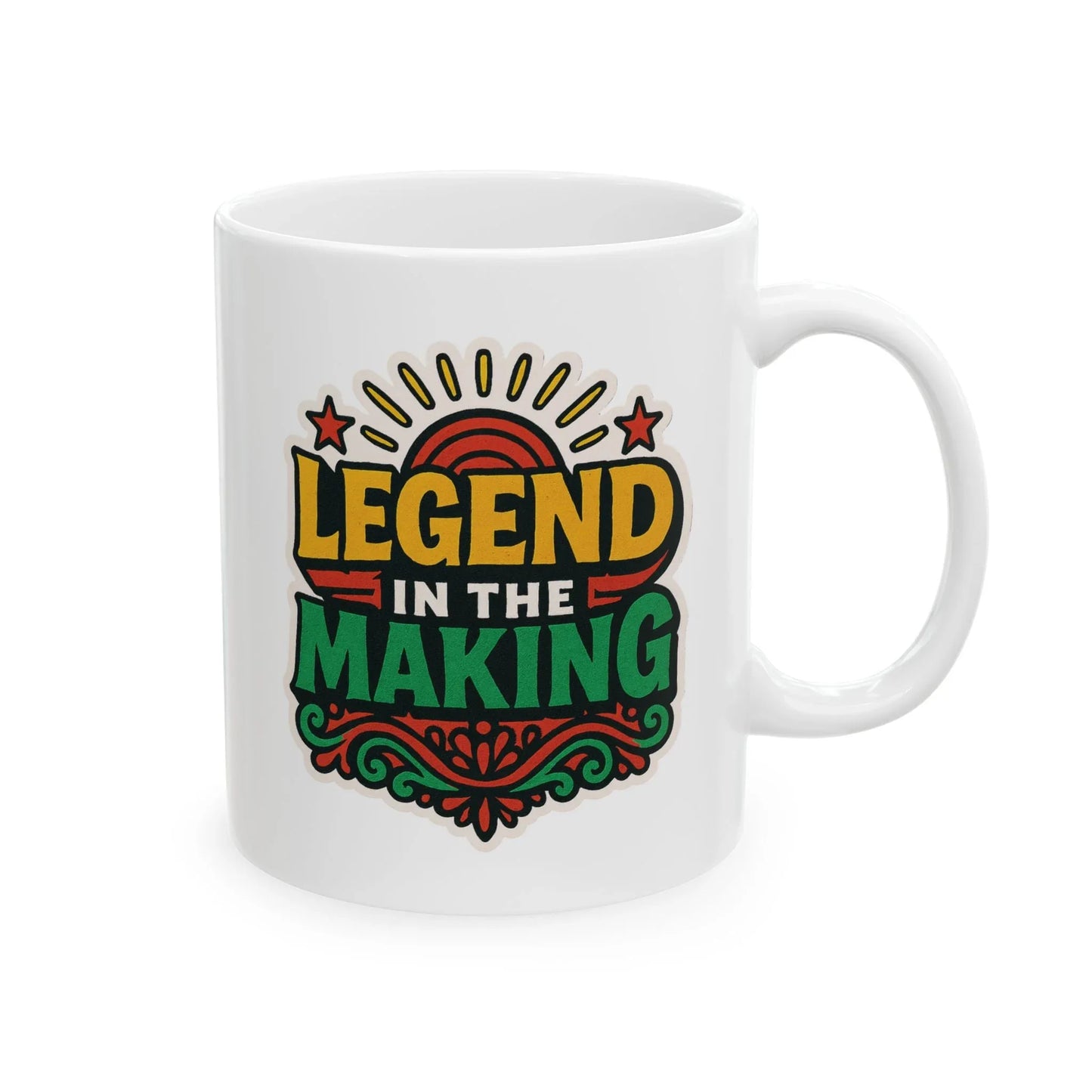 Legend in the Making Ceramic Mug (11oz) Leela's Ink