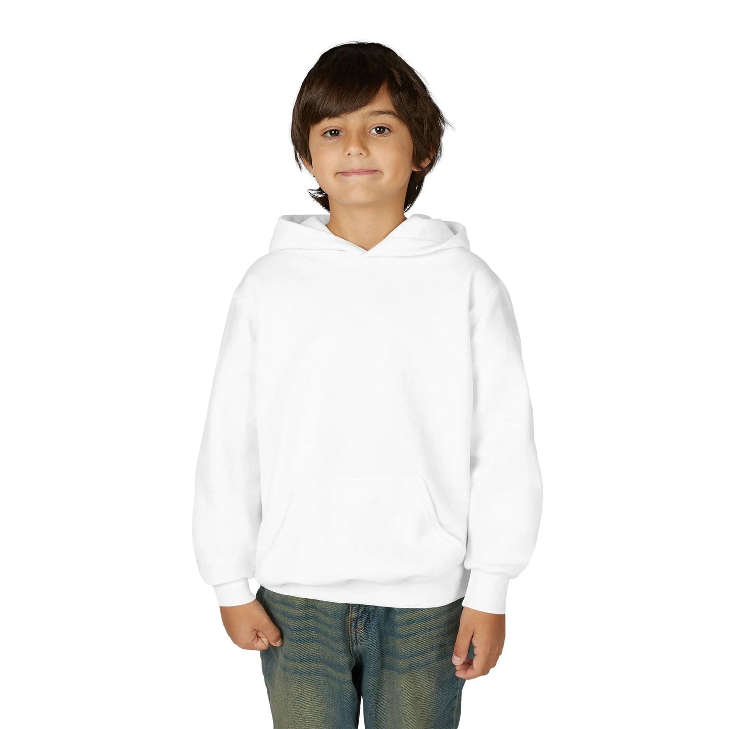 Youth Hoodie — "What Tha" Funny Kid Expression Graphic Pullover Printify