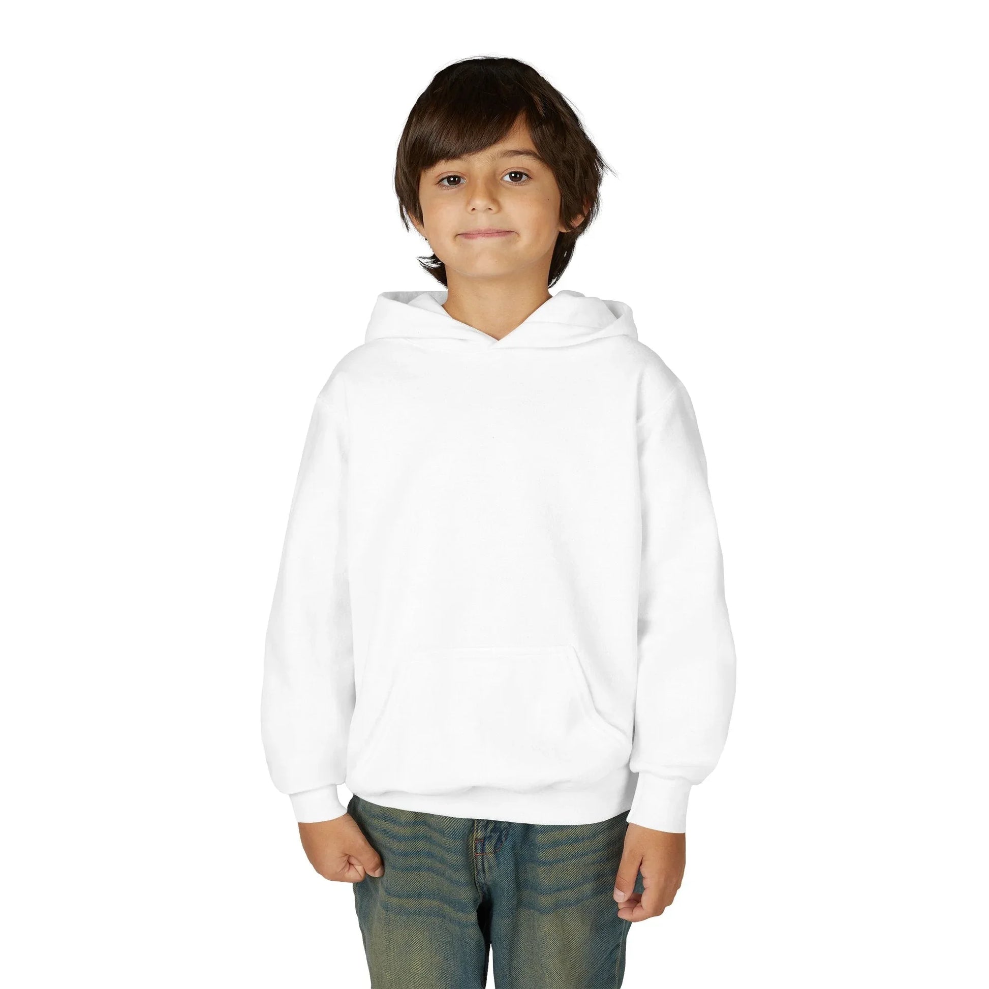 Youth Hoodie — "What Tha" Funny Kid Expression Graphic Pullover Printify