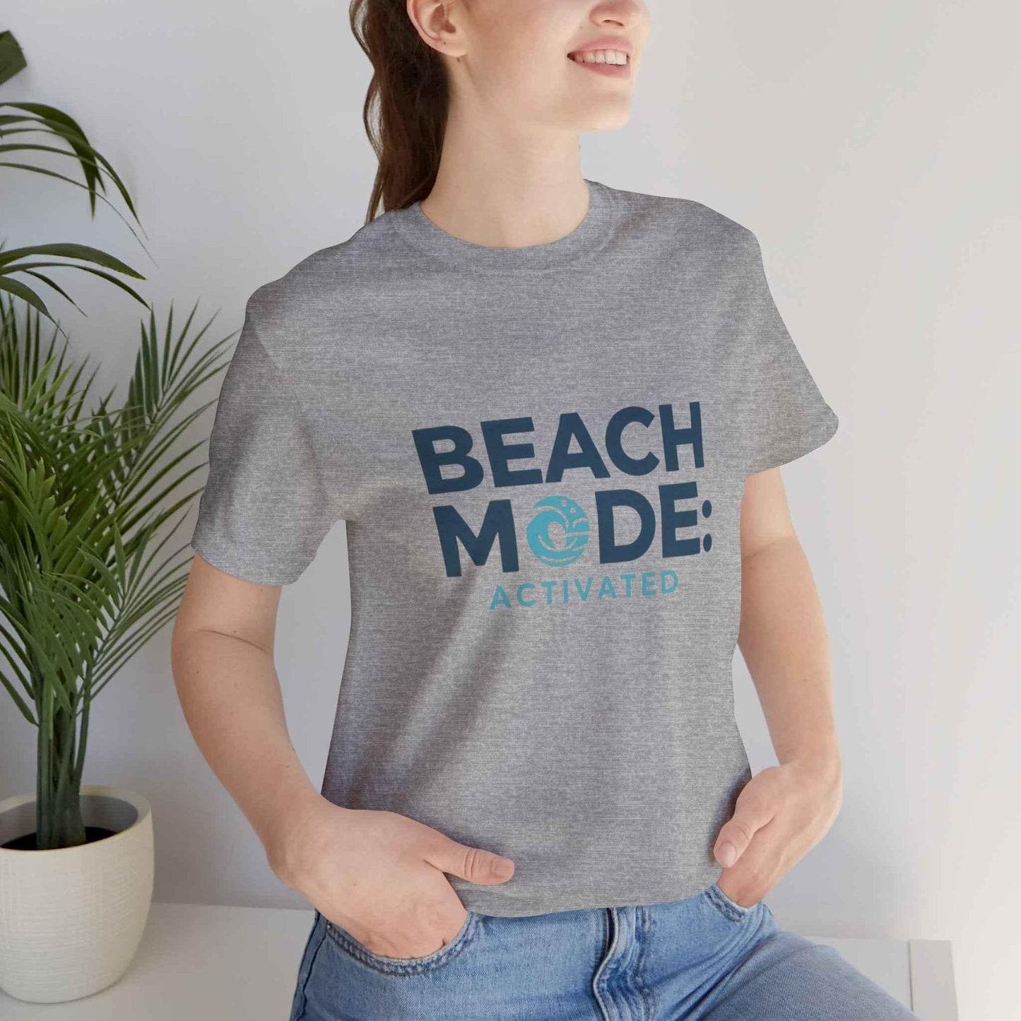Beach Mode Activated Graphic Tee – Vacation Streetwear | Leela's Ink

