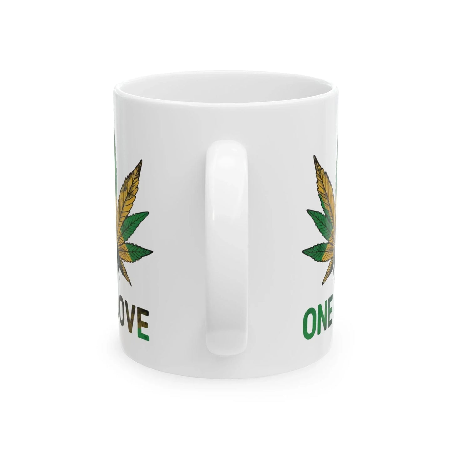 One Love Mug — Gradient Leaf Unity Drinkware (11oz) Leela's Ink