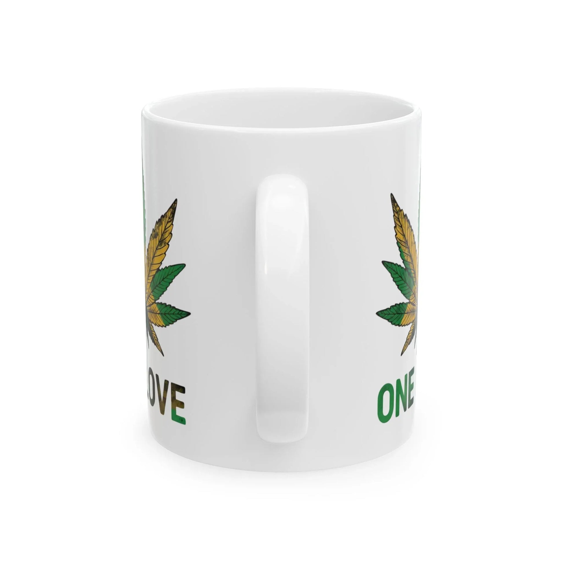 One Love Mug — Gradient Leaf Unity Drinkware (11oz) Leela's Ink