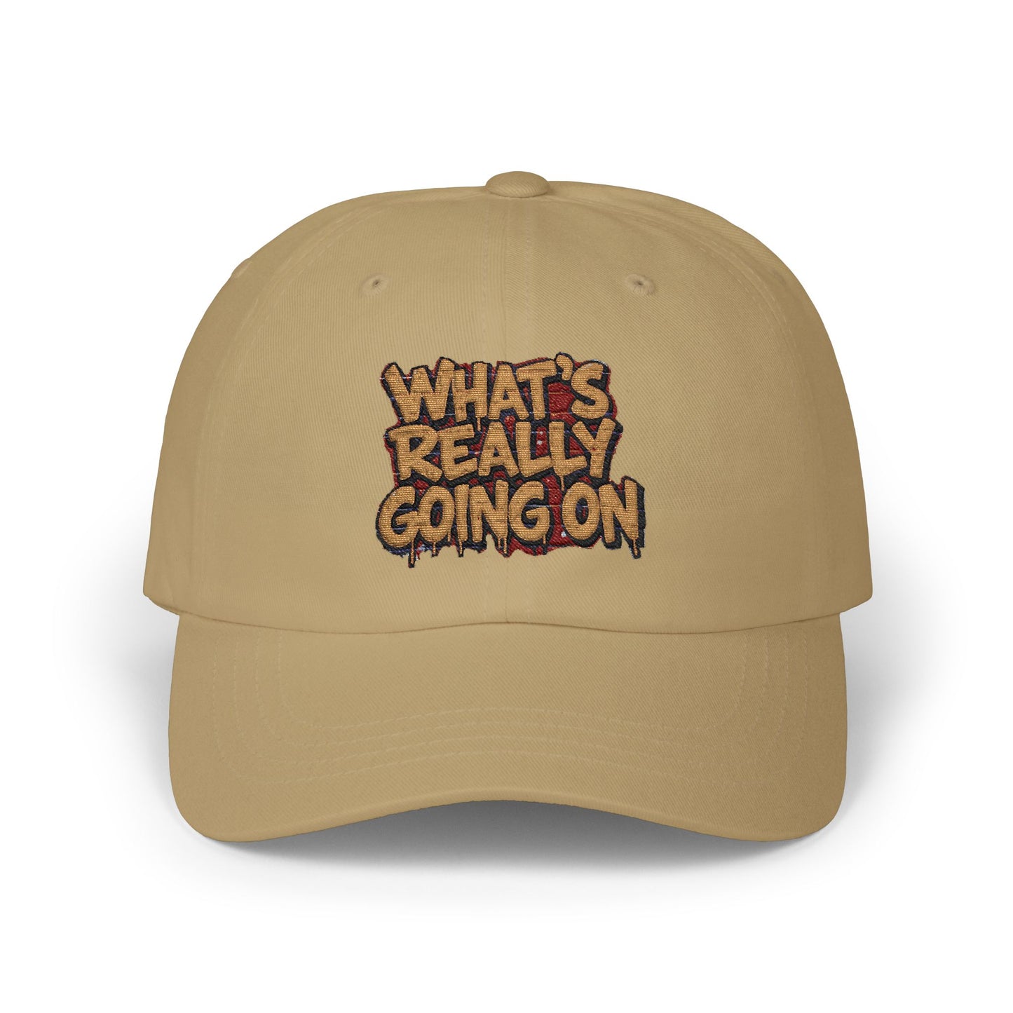 WHAT’S REALLY GOING ON Graffiti Cap — Yellow Drip Edition