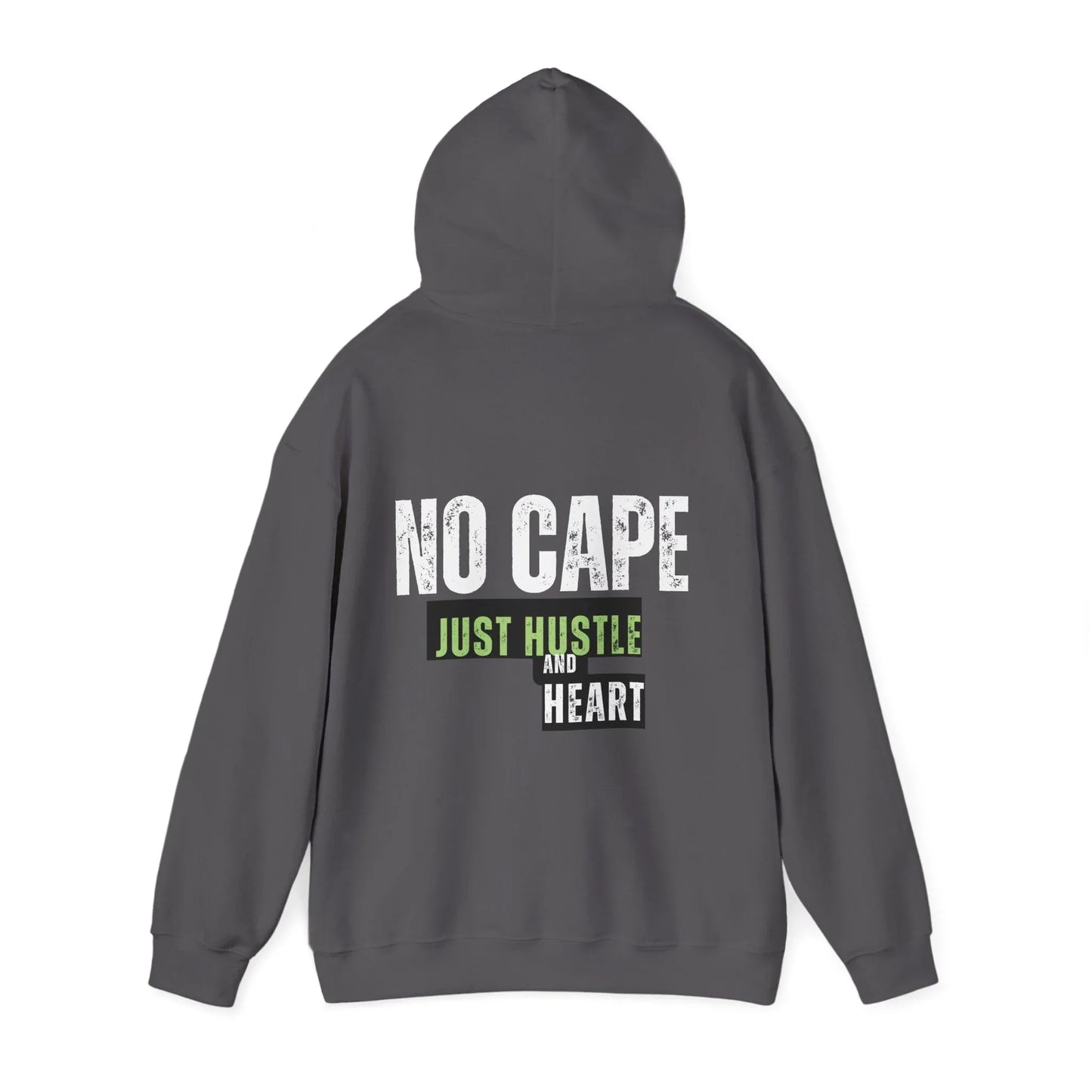 Hustle and Heart Hoodie — "Just Hustle and Heart" Motivational Pullover Printify