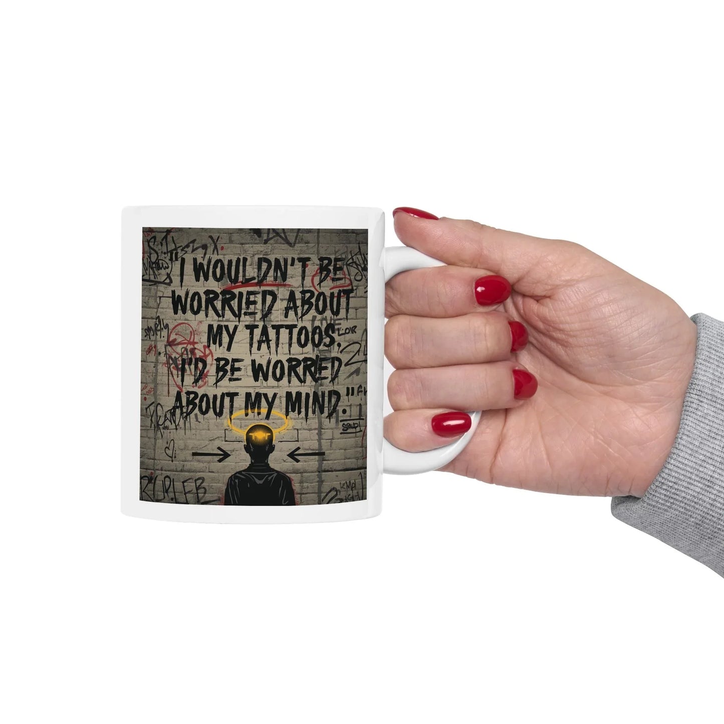 Mind Over Ink Ceramic Mug Leela's Ink