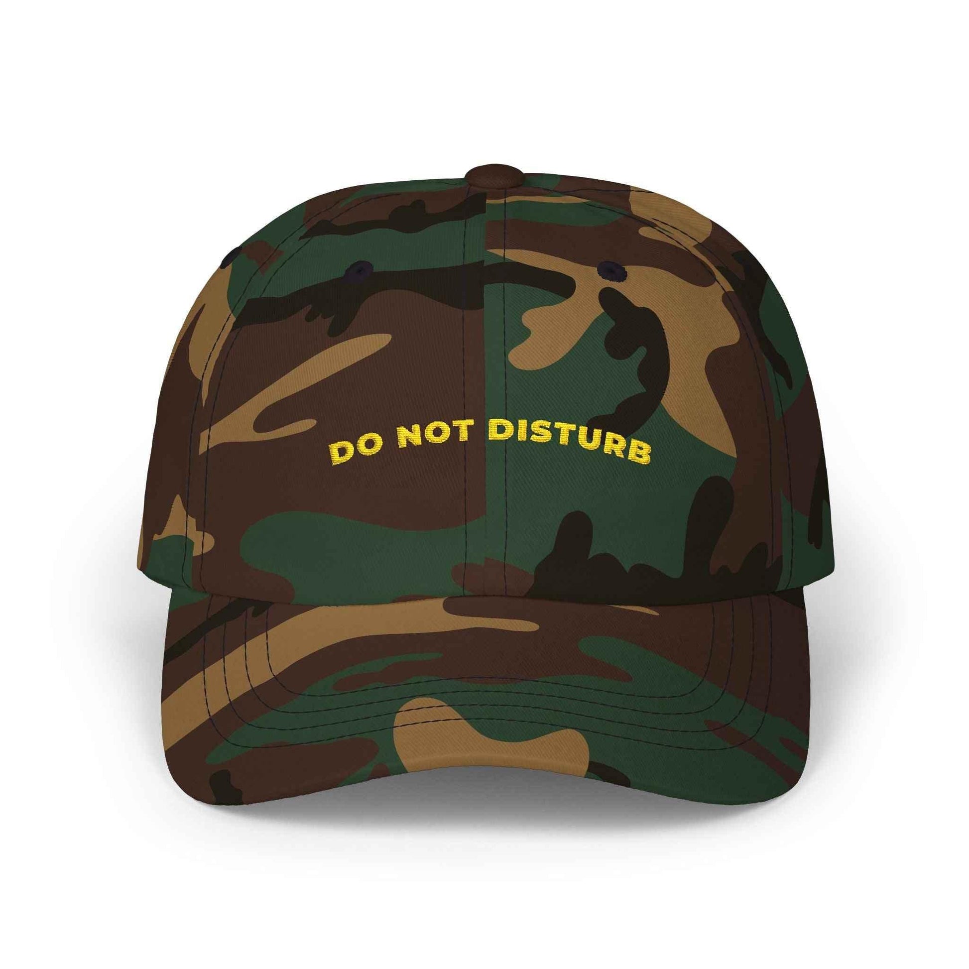 Do Not Disturb Dad Cap — Embroidered Minimalist Hat