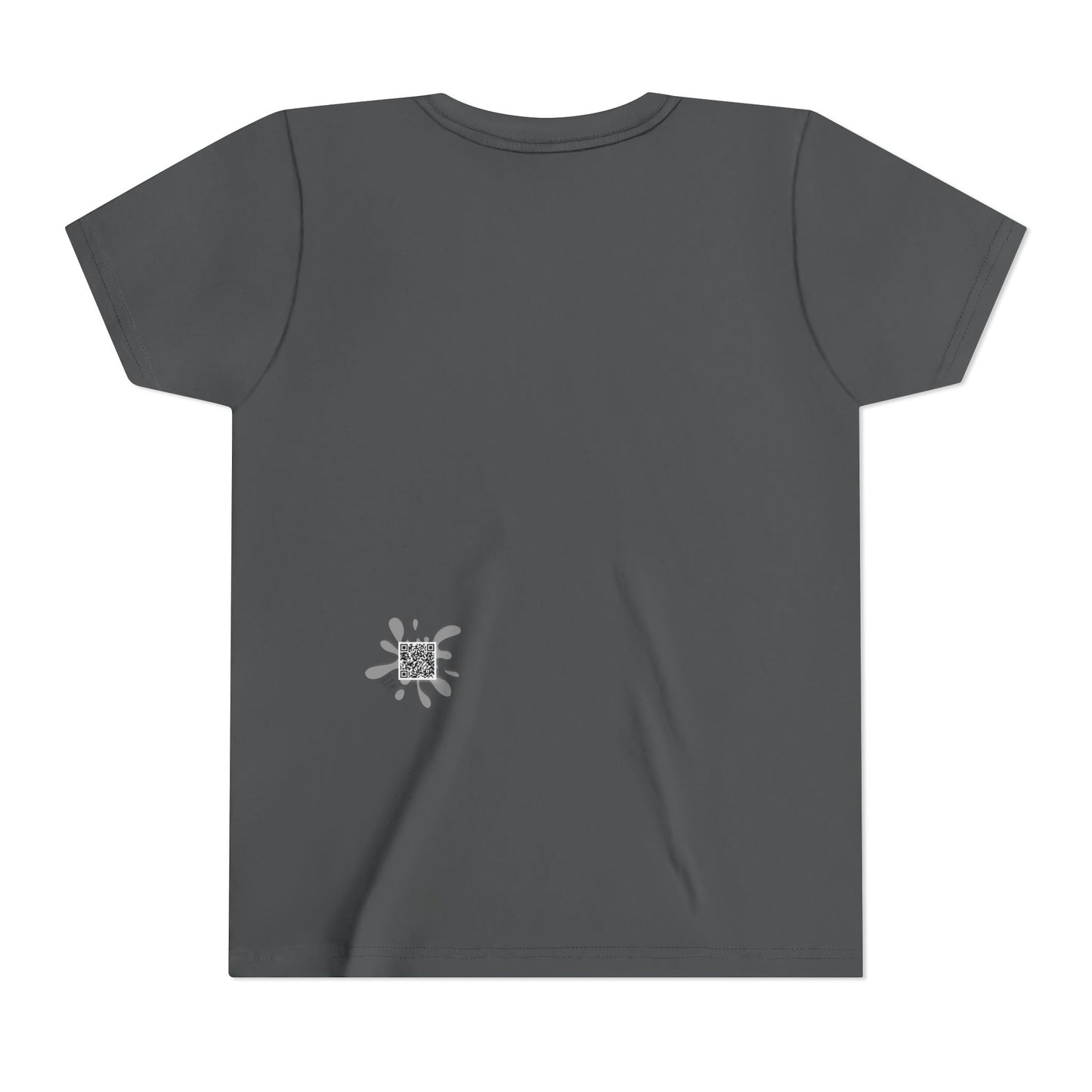 Youth Peace Sign Tee – Handwritten Words of Love & Respect Graphic