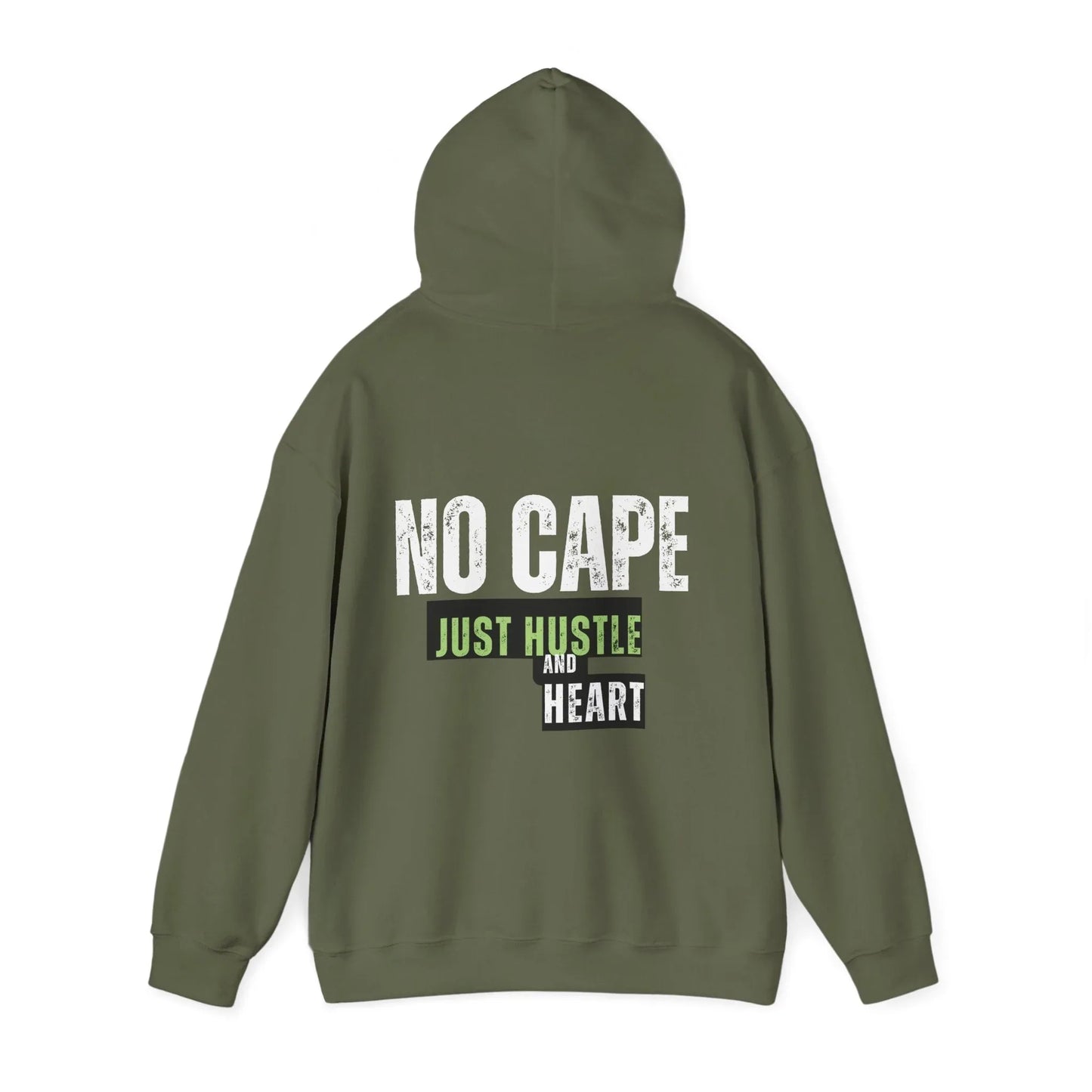Hustle and Heart Hoodie — "Just Hustle and Heart" Motivational Pullover Printify