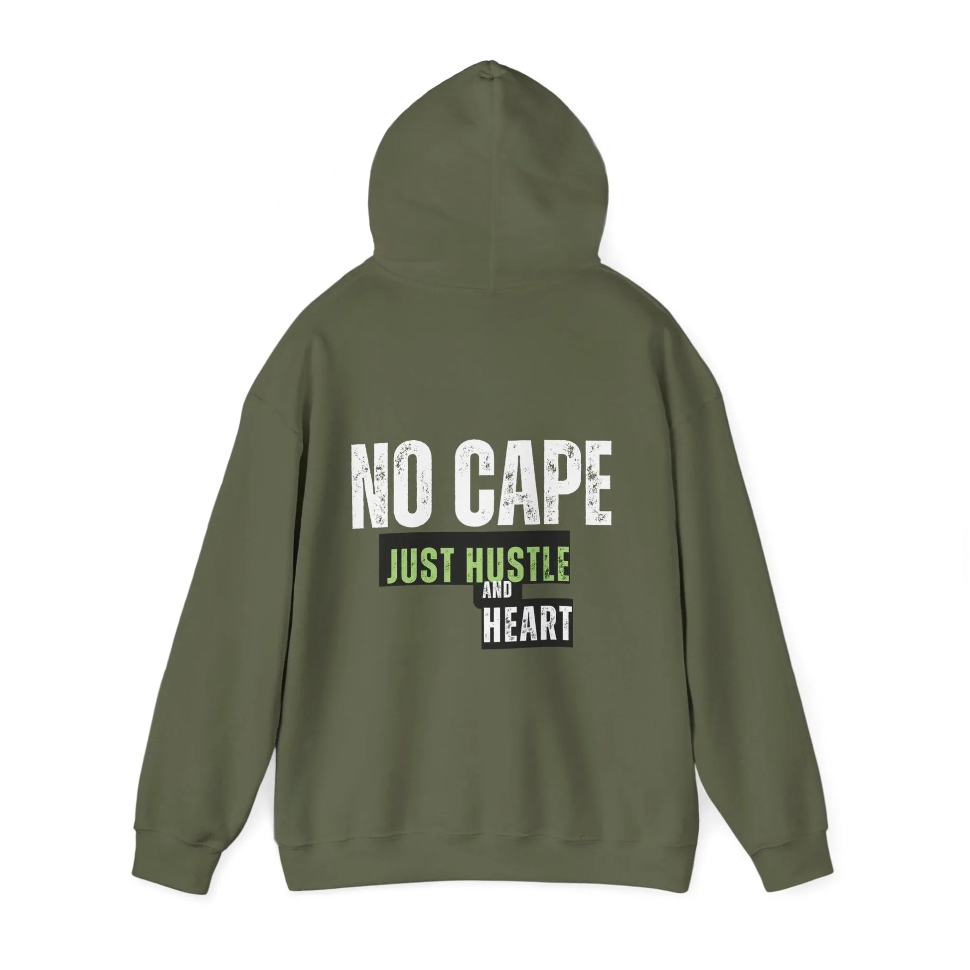Hustle and Heart Hoodie — "Just Hustle and Heart" Motivational Pullover Printify