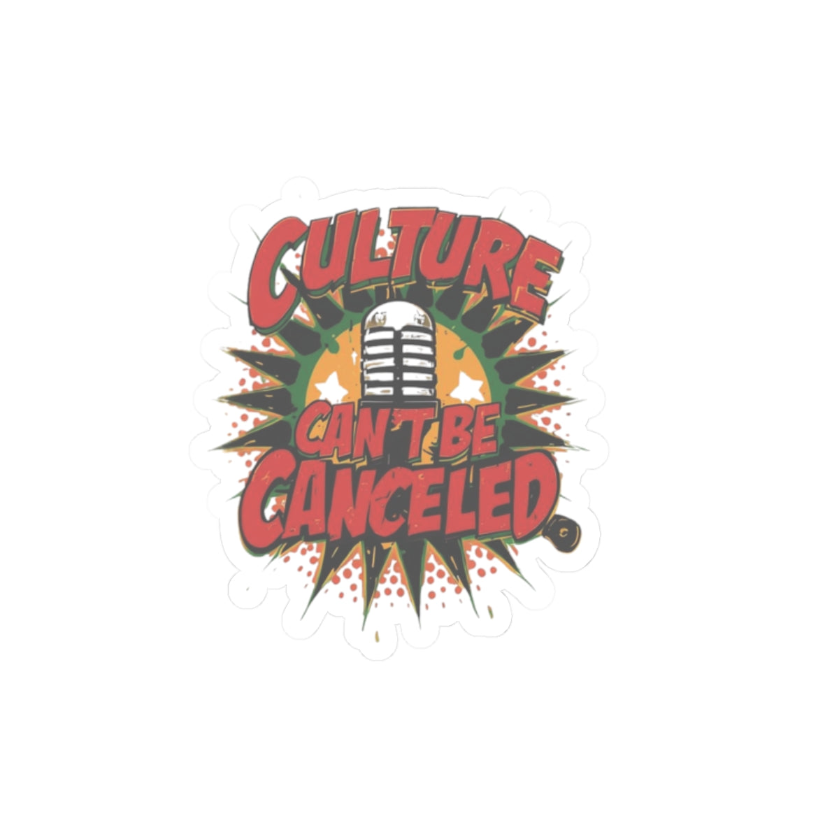 Culture Can’t Be Canceled Die‑Cut Sticker