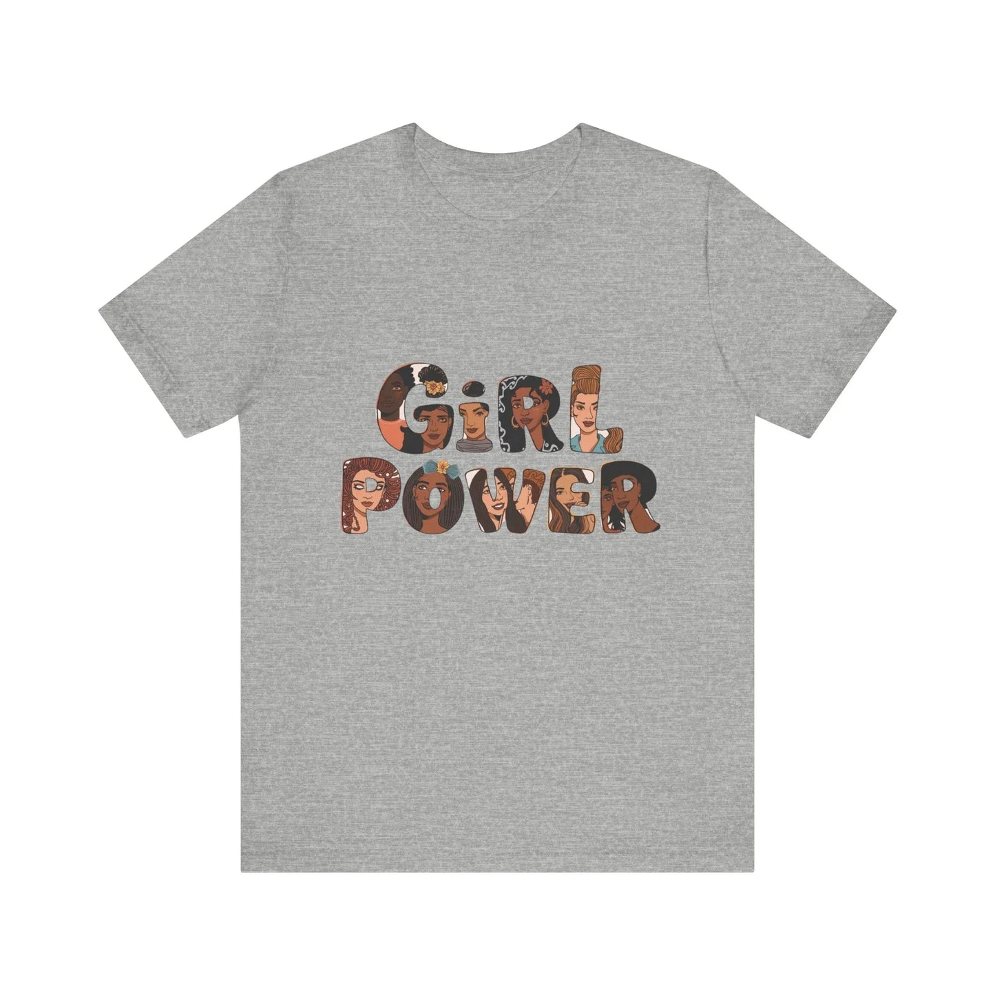 Girl Power Graphic Tee – Floral Retro Feminist Streetwear | Leela's Ink

