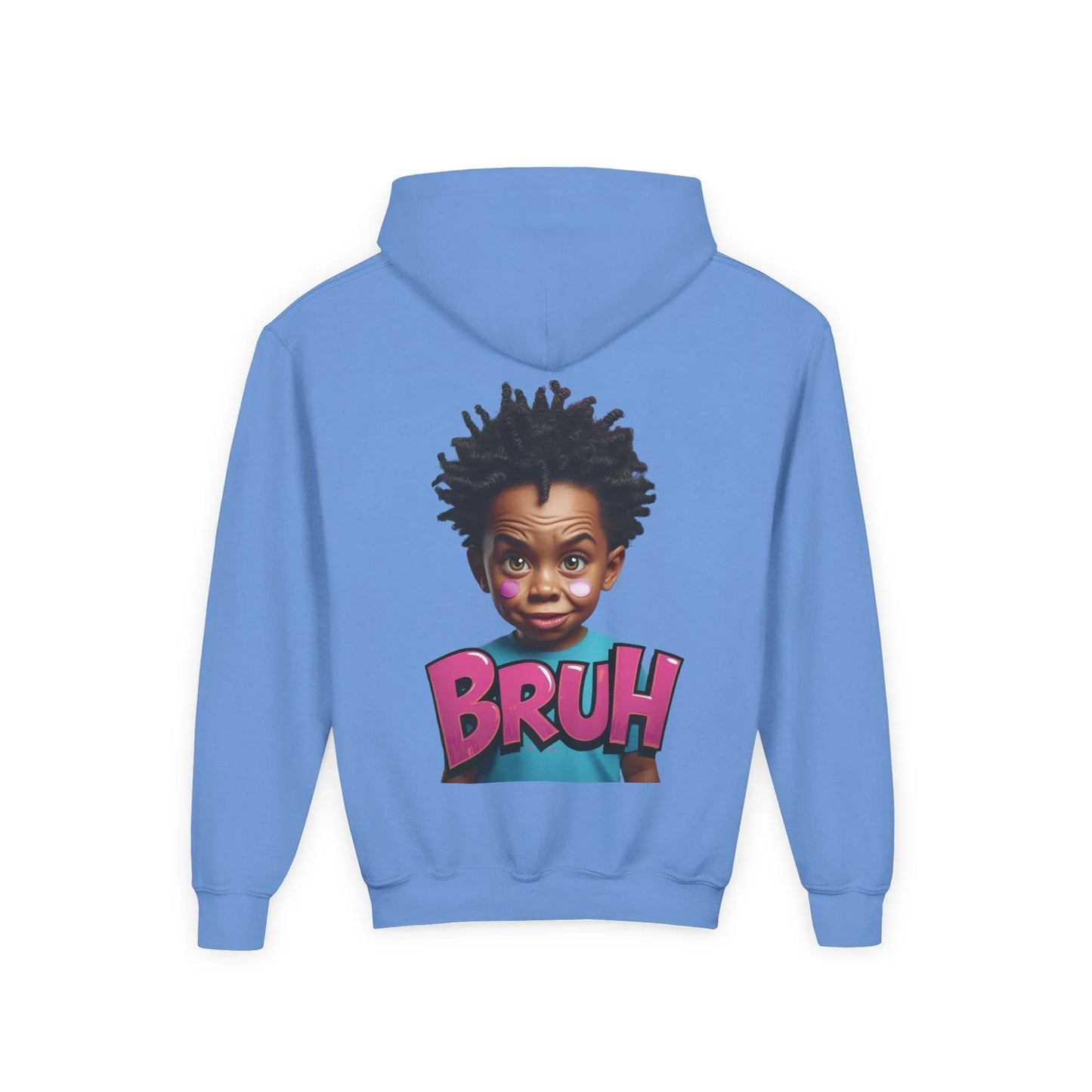 Bruh Kid Graphic Hoodie — Youth Funny Streetwear Pullover Leela's Ink