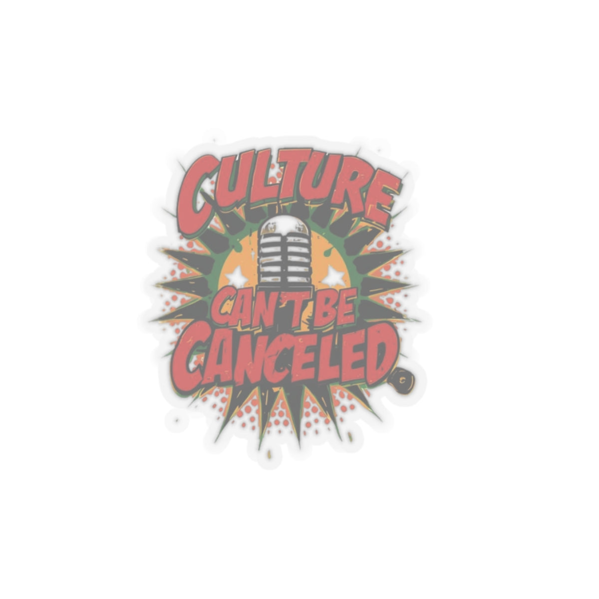 Culture Can’t Be Canceled Die‑Cut Sticker
