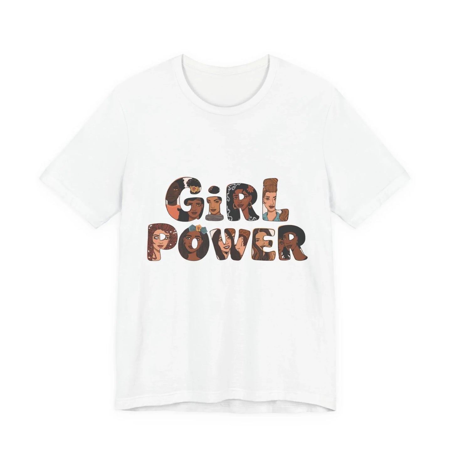 Girl Power Graphic Tee – Floral Retro Feminist Streetwear | Leela's Ink

