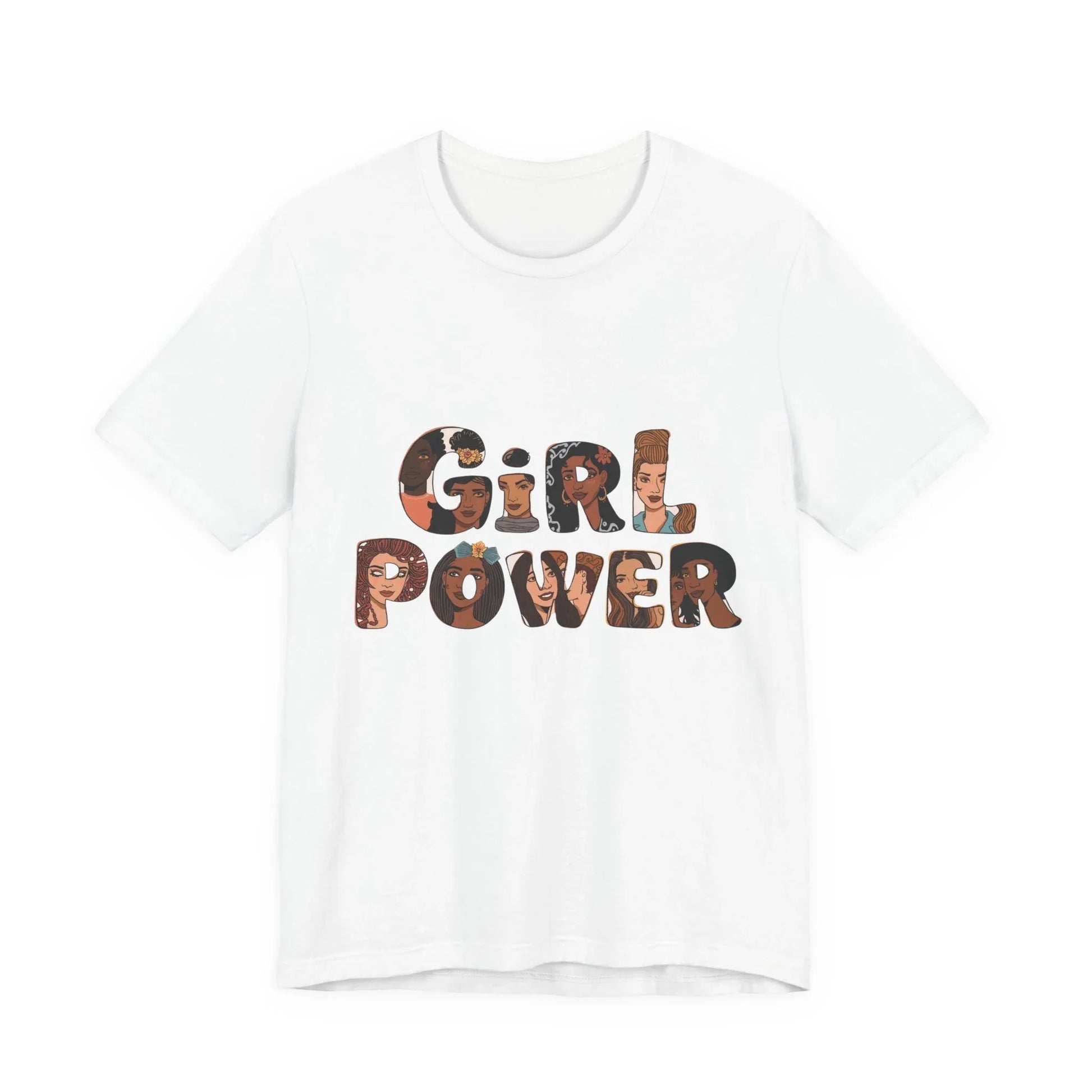 Girl Power Graphic Tee – Floral Retro Feminist Streetwear | Leela's Ink

