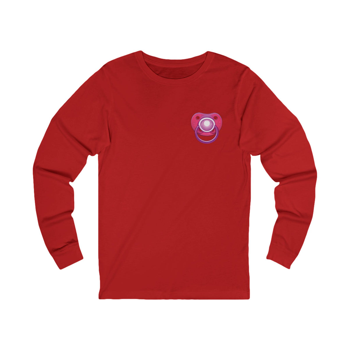 Uzi Baby Character Back Print Long-Sleeve T-Shirt | Streetwear