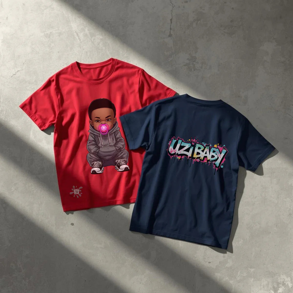 Baby Boy Graphic Tee – Urban UZIBABY Streetwear | Leela's Ink


