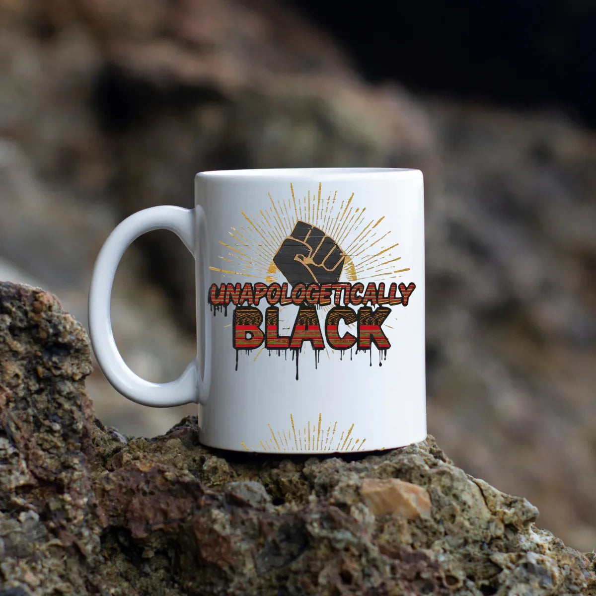 Unapologetically Black Ceramic Mug (11oz) Leela's Ink