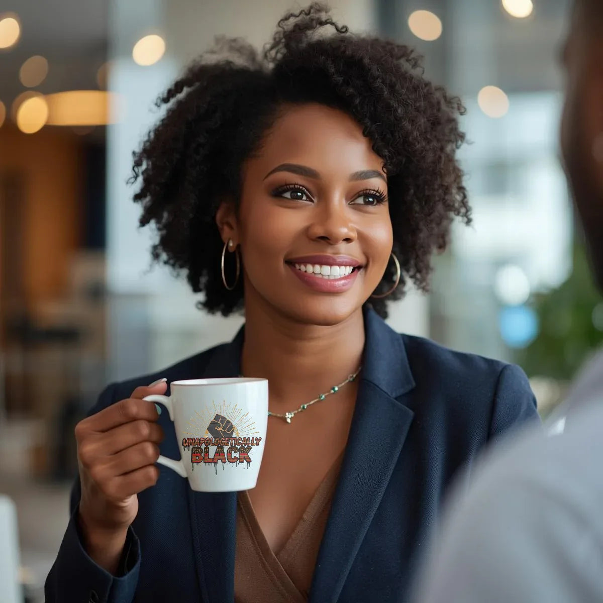 Unapologetically Black Ceramic Mug (11oz) Leela's Ink