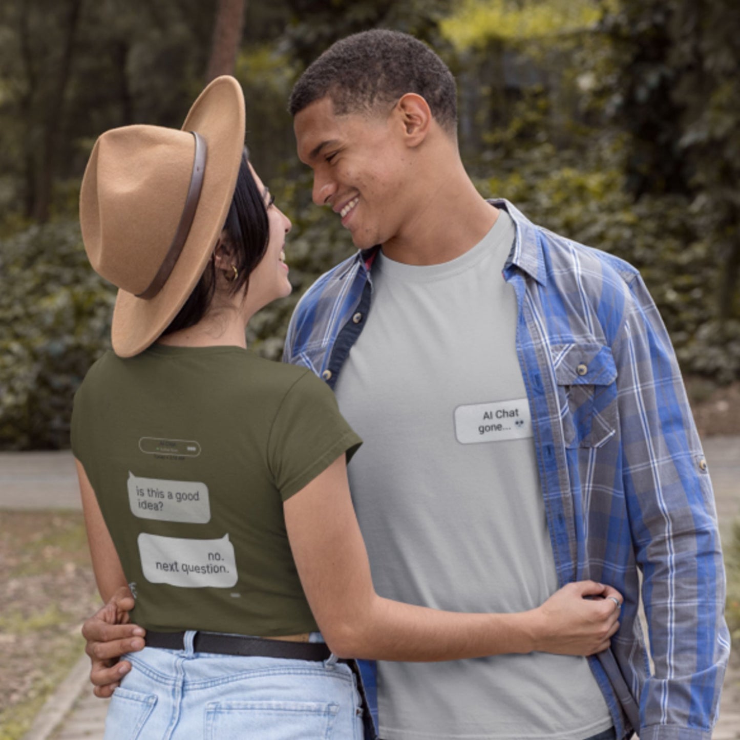 Chat Gone Wild Streetwear Graphic Tee — "is this a good idea? no. next question."