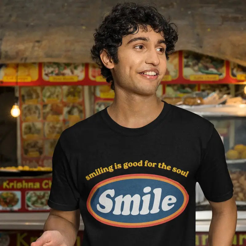 Smile Retro Graphic Tee