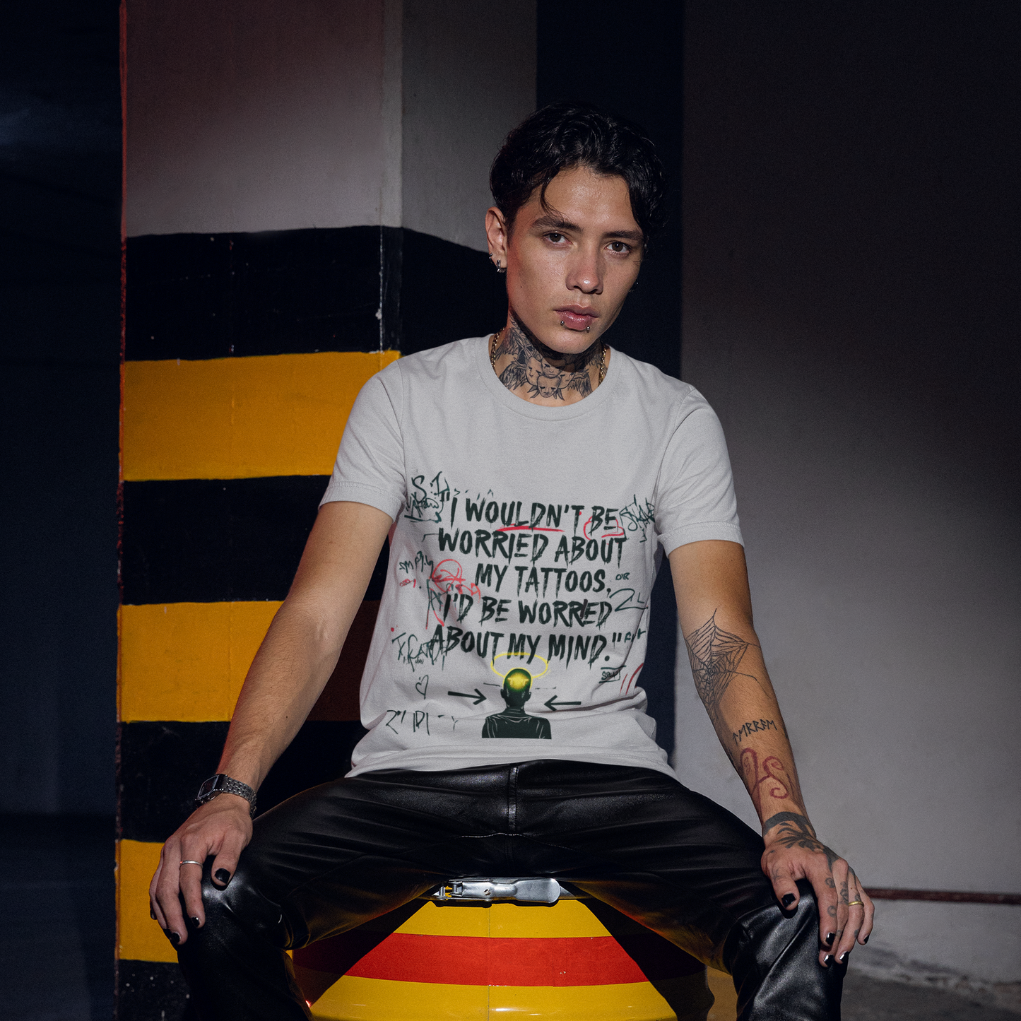 Mind Over Ink Graffiti Tee - No Background