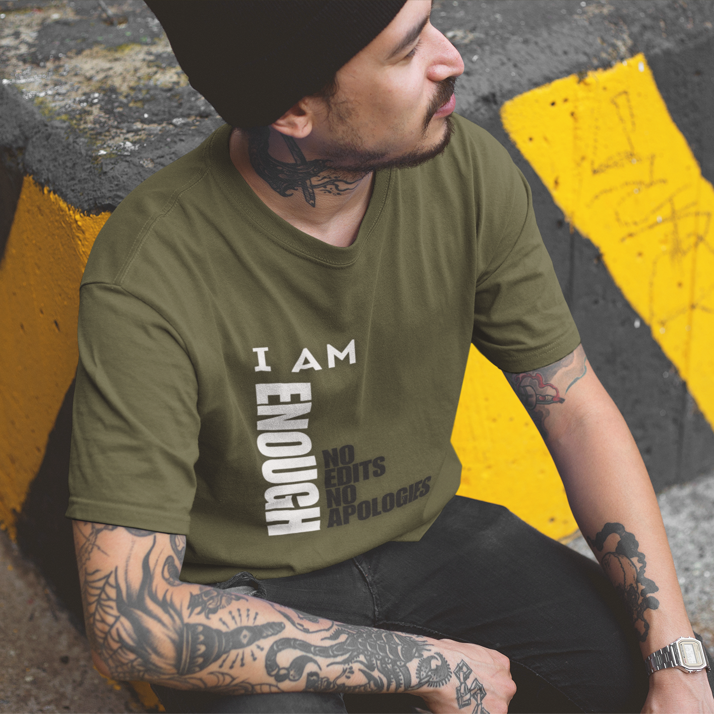 "I Am Enough" Empowerment Graphic Tee