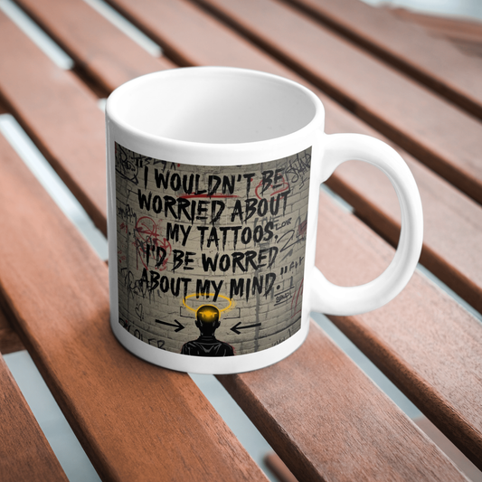 Mind Over Ink Ceramic Mug