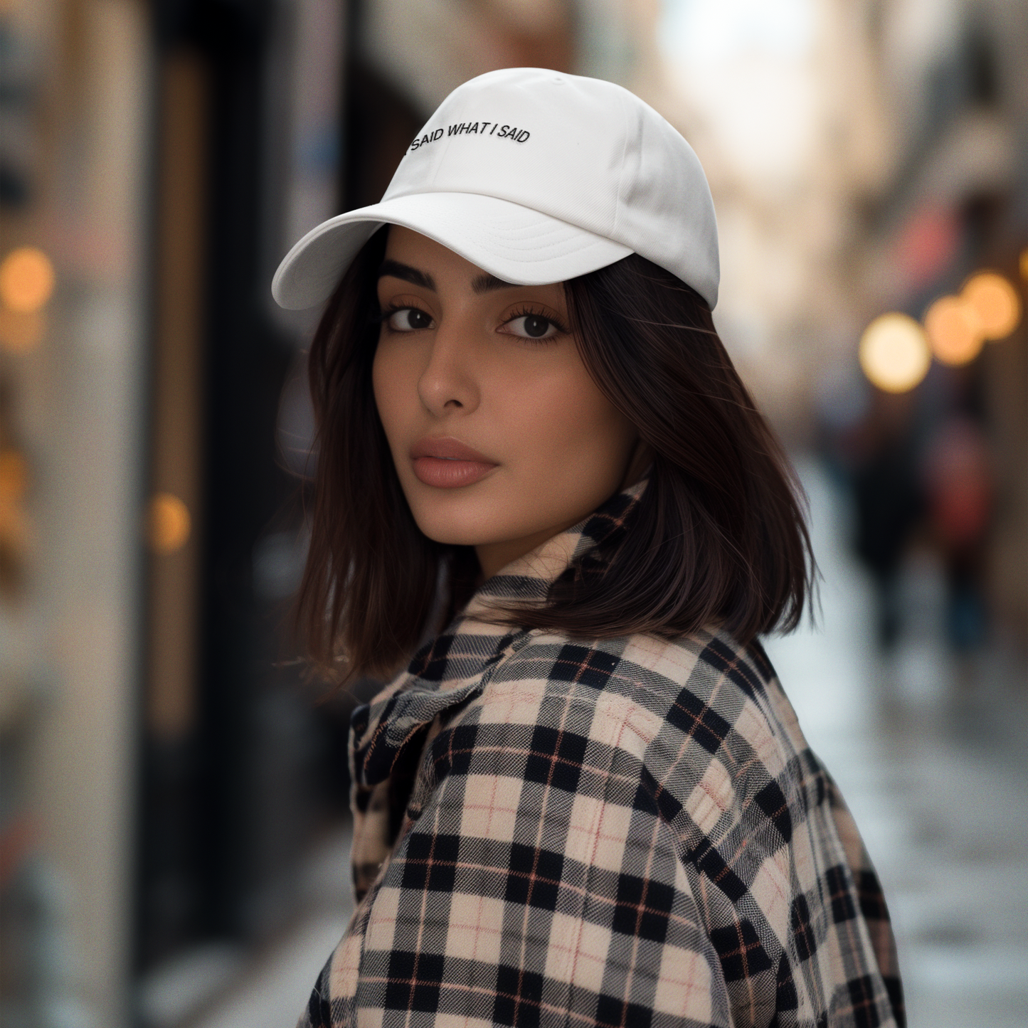 I Said What I Said Dad Hat — Embroidered Statement Baseball Cap