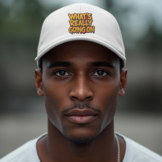 WHAT’S REALLY GOING ON Graffiti Cap — Yellow Drip Edition