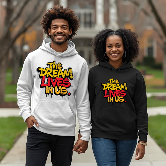The Dream Lives In Us” Graffiti Legacy Hoodie (Front print)