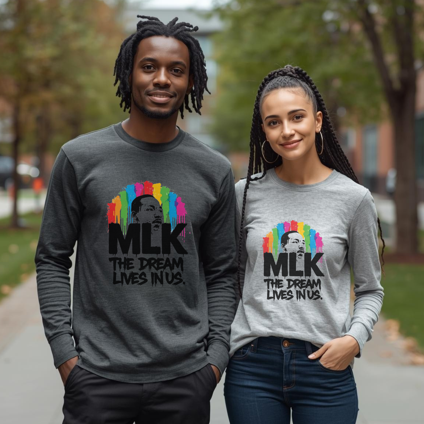 MLK 'The Dream Lives In Us' Long Sleeve Tee