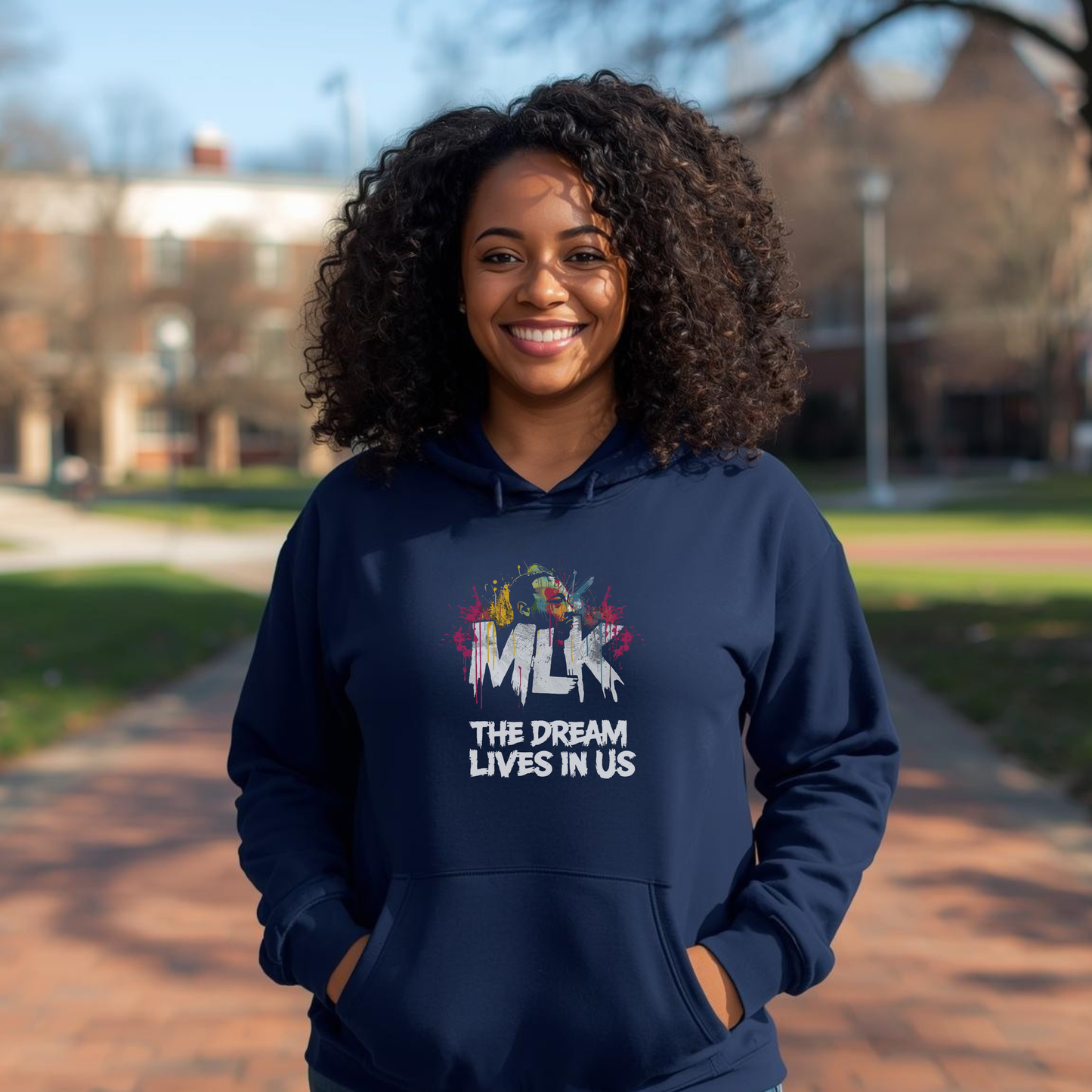 MLK “The Dream Lives In Us” Graffiti Legacy Hoodie