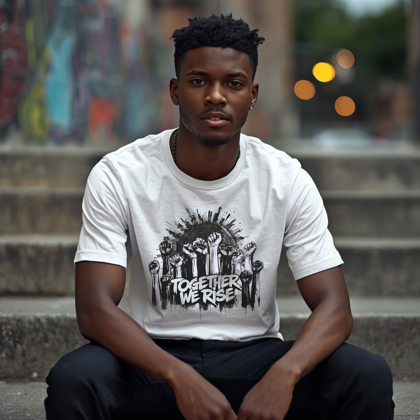 "Together We Rise” Unity & Empowerment T‑Shirt