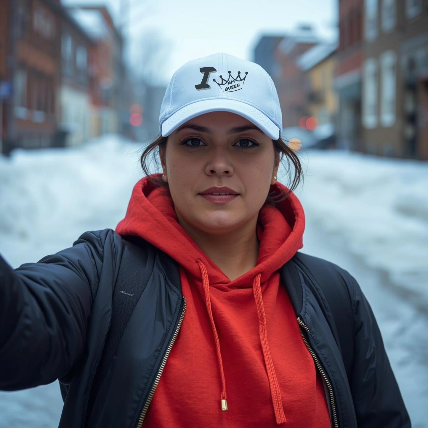 I Am Queen Cap | Empowerment Streetwear Leela's Ink